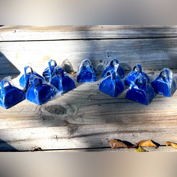 Blue Cow Bells (set of 11) - Picture 7 of 8